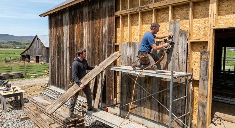 Barn Siding Installation in Epsom, NH
