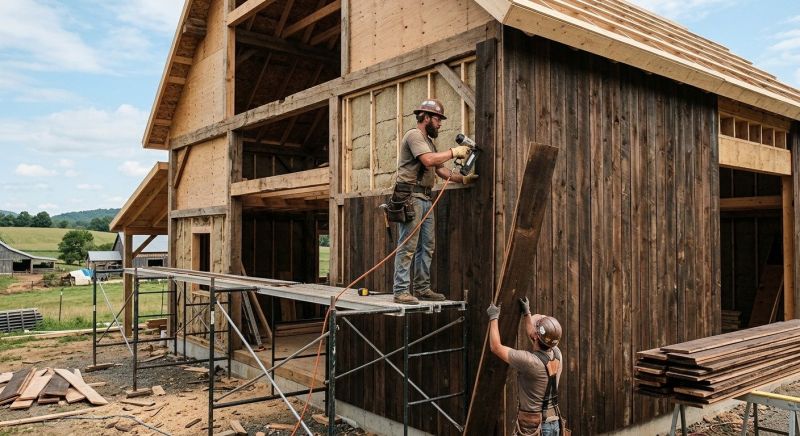 Barn Siding Installation in Groton, MA