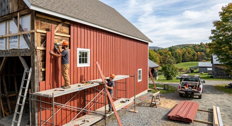 Barn Siding Installation in Groveland, MA