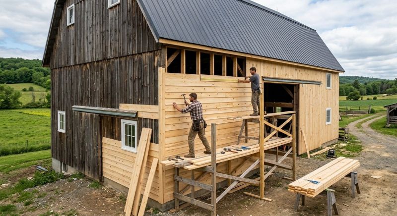 Batten Siding Installation in Andover, MA