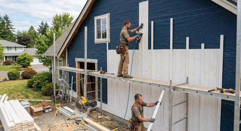 Batten Siding Installation in Nottingham, NH
