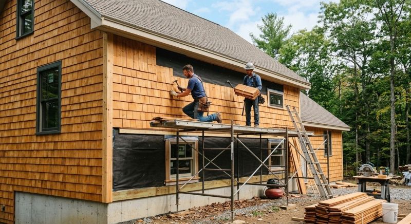 Cedar Siding Installation in Lowell, MA