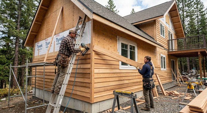 Cedar Siding Installation in Pelham, NH