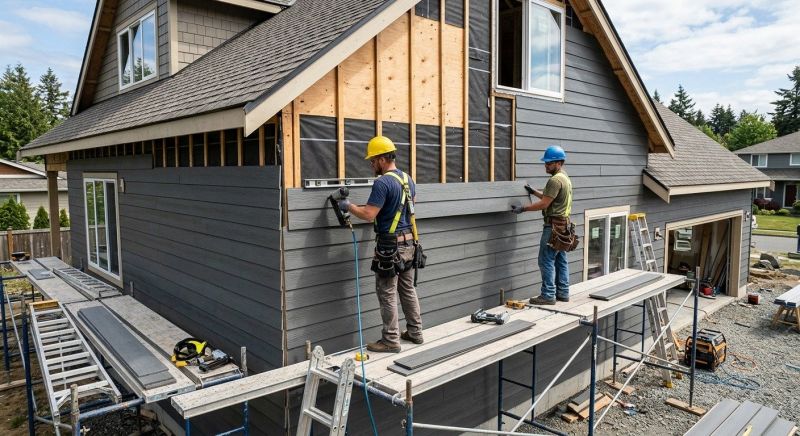 Cement Siding Installation in Danville, NH