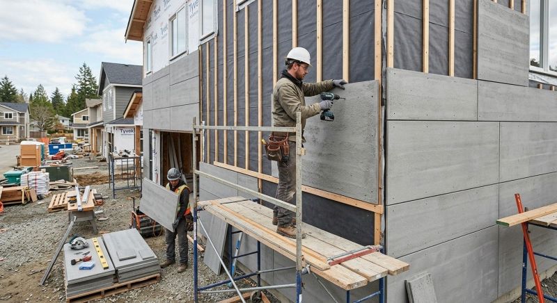 Cement Siding Installation in Dracut, MA