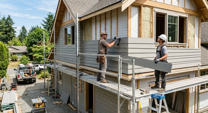 Cement Siding Installation in Manchester, NH