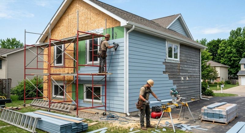 Cement Siding Replacement in Auburn, NH