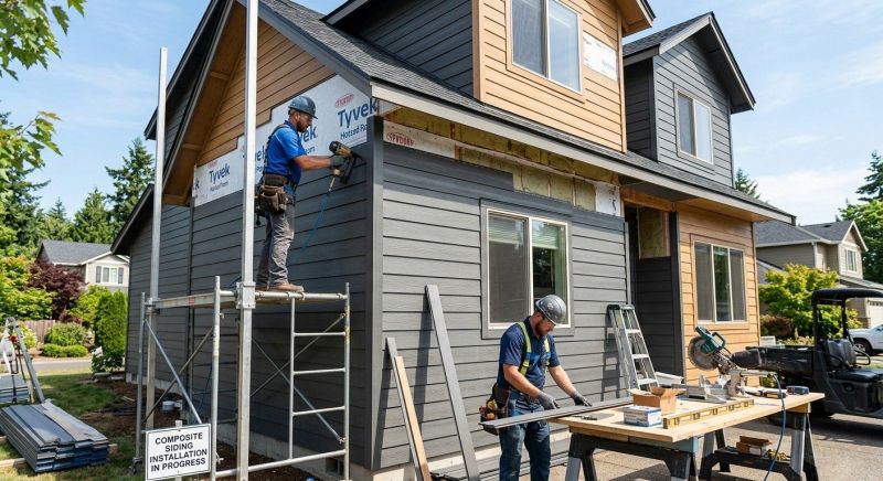 Composite Siding Installation in Lawrence, MA