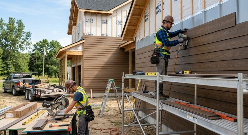 Composite Siding Installation in North Reading, MA