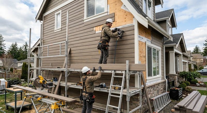 Composite Siding Installation in Nottingham, NH
