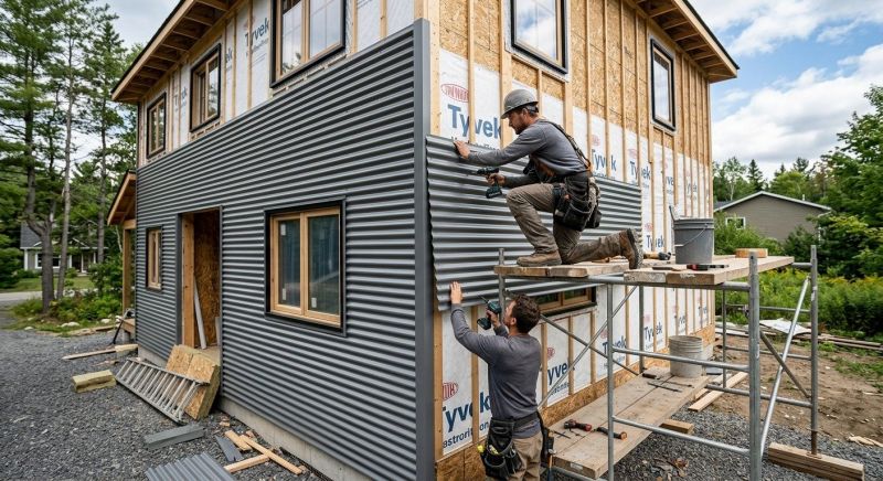 Corrugated Siding Installation in Rockingham County, NH