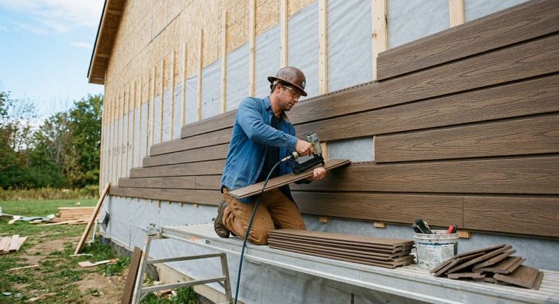 Faux Wood Siding Installation in Lowell, MA