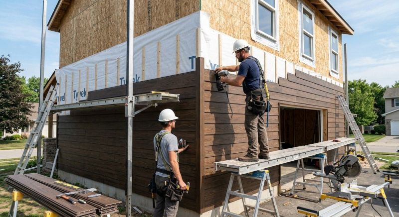 Faux Wood Siding Installation in Pelham, NH