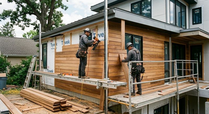 Hardwood Siding Installation in Pelham, NH