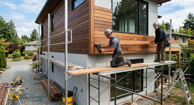 Hardwood Siding Installation in Westford, MA