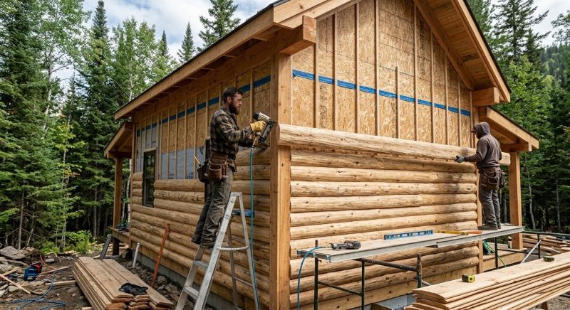 Log Siding Installation in Topsfield, MA