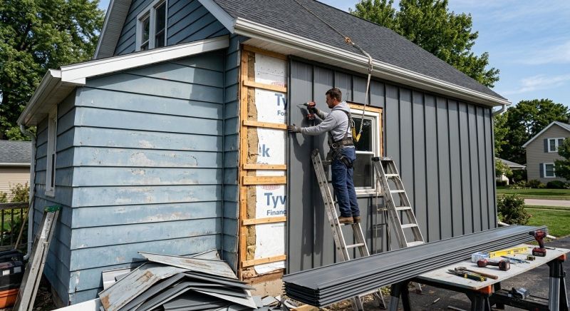 Metal Siding Replacement in Litchfield, NH