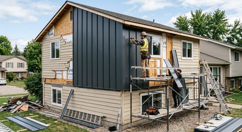 Metal Siding Replacement in New Boston, NH