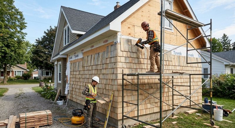 Shake Siding Installation in Bow, NH