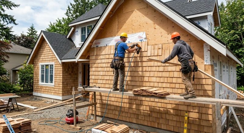 Shake Siding Installation in Derry, NH