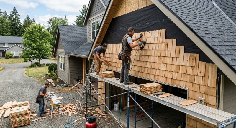 Shake Siding Installation in Exeter, NH