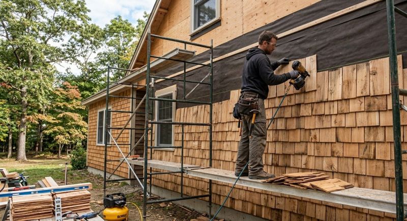 Shake Siding Installation in Newmarket, NH