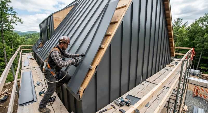 Sheet Metal Siding Replacement in Rockingham County, NH