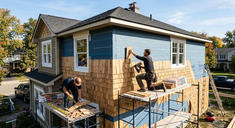 Shingle Siding Installation in Rockingham County, NH