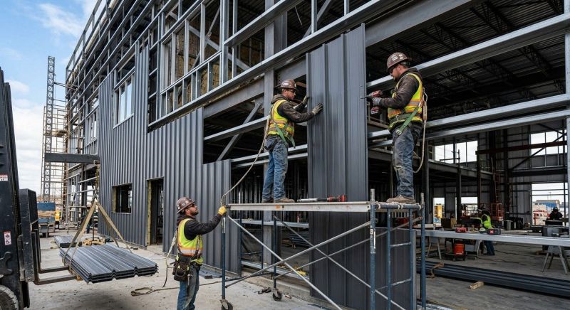 Steel Cladding Installation in Rockingham County, NH