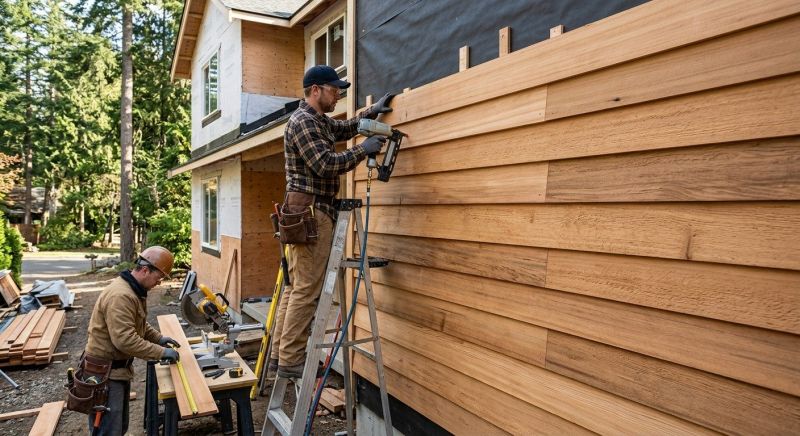 Wood Barn Siding Installation in Rockingham County, NH
