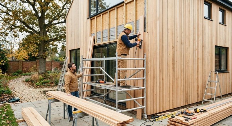 Wood Cladding Installation in Dracut, MA