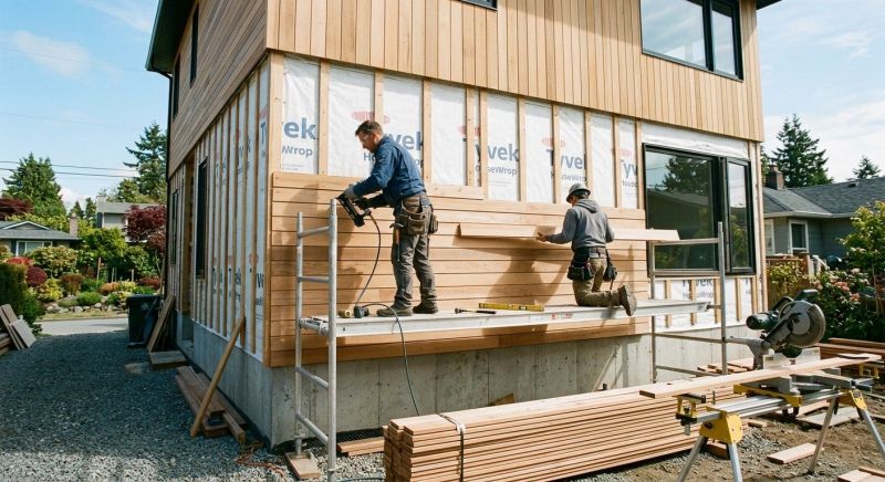 Wood Cladding Installation in Epping, NH
