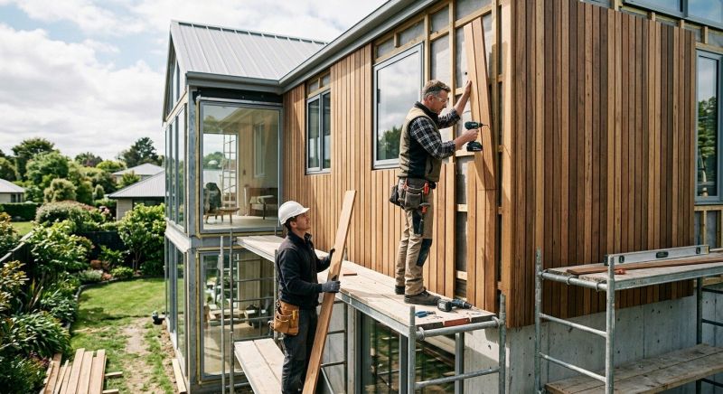 Wood Cladding Installation in Groton, MA