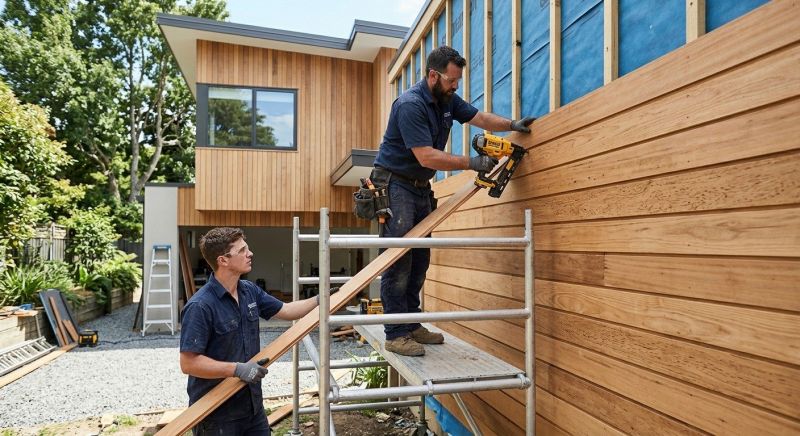 Wood Cladding Installation in Salisbury, MA