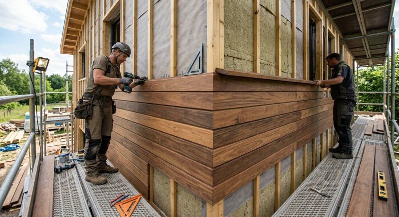 Wood Cladding Installation in Wilmington, MA
