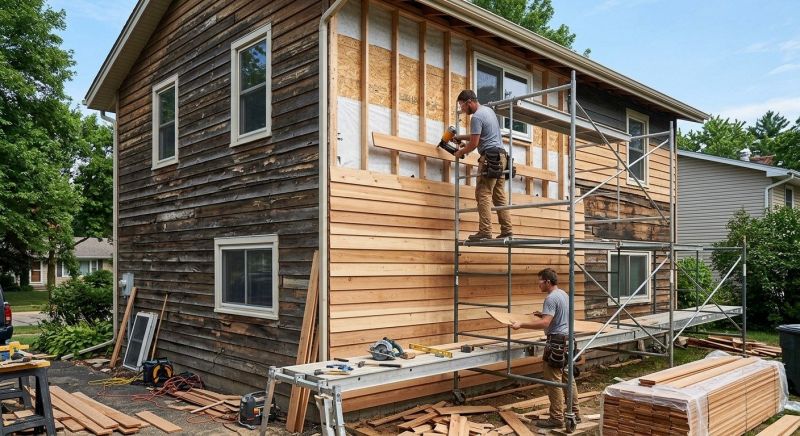 Wood Siding Replacement in Lowell, MA